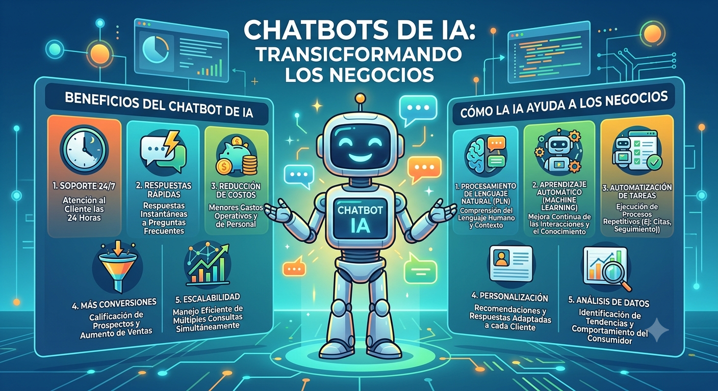 Chatbots de atención 24/7 con IA